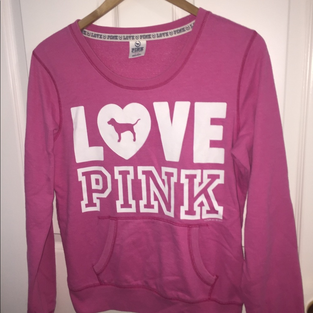 Pink sweatshirt